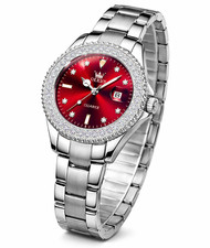 Damen Diamant Quarzuhr für