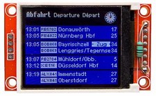 Zugzielanzeiger TFT18 Modell funktionsfähig H0, digitaler Bilderrahmen