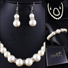 Perlen-Set Halskette Armband