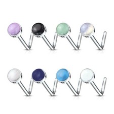 Nasenpiercing Stecker Stein