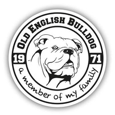 Old English Bulldog Aufkleber