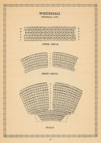 Whitehall theatre trafalgar - whitehall,