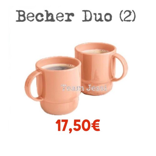 Tupperware becher duo - becher,