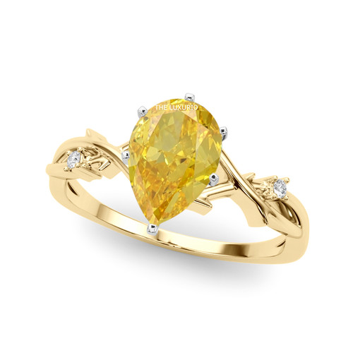 Diamantring 14k goldschliff - diamantring,