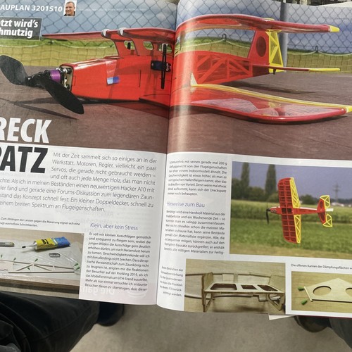 Bauplan für elektroflugzeug - bauplan,