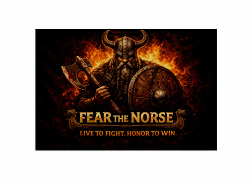 Aufnäher wikinger fear the - aufnäher,