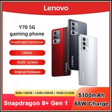 Lenovo Legion Y70 Gaming Phone 6.67 Inch 144Hz Snapdragon 8 Gen 1 Octa Core 50MP