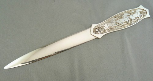 Alter brieföffner silber - brieföffner, 835