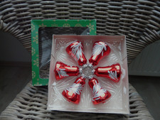 6 Vintage Weihnachtskugeln