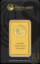 Original 50g Goldbarren Mit