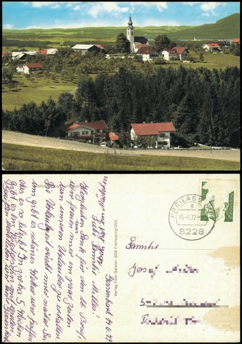 Ansichtskarte ainring - ansichtskarte,