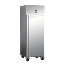 Gastro-Inox Edelstahl 600 Liter Gefrierschrank statische Kühlung mit Ventilator