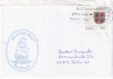 Beleg Schiff Brigantine Greif 'Greifswald'