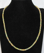 NOTVERKAUF - Halskette aus äthiopischem Kristallopal - 925er Silber - L 928