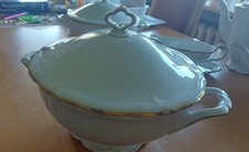 große Suppenschüssel von Seltmann Weiden Marie Luise Goldrand..