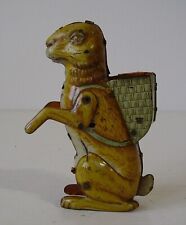 Antiker Osterhase Blech mit Mechanik vor 1945