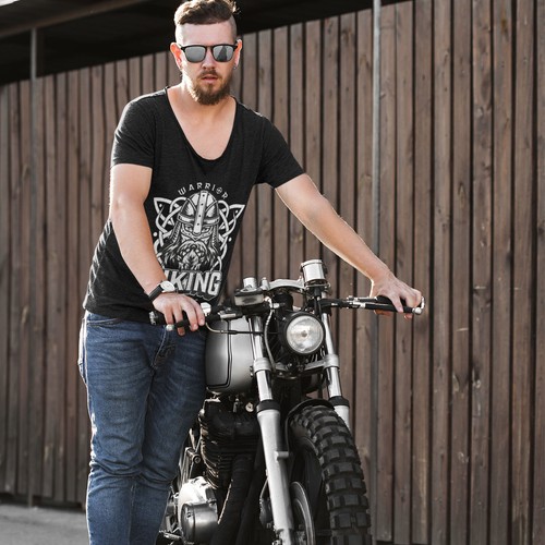 Herren vintage biker liebhaber - vintage,