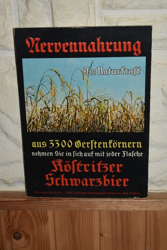 Altes reklameschild ddr 50er - reklameschild,