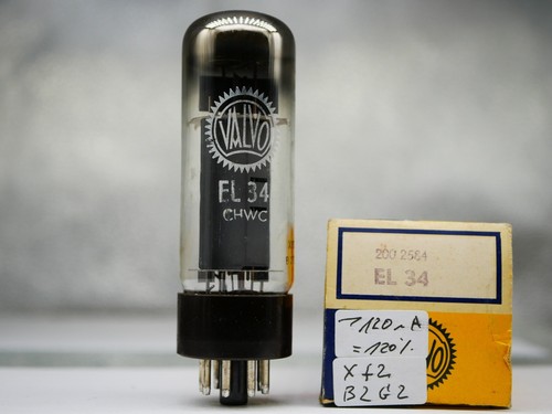 Valvo mullard el34 xf2 - el34, code