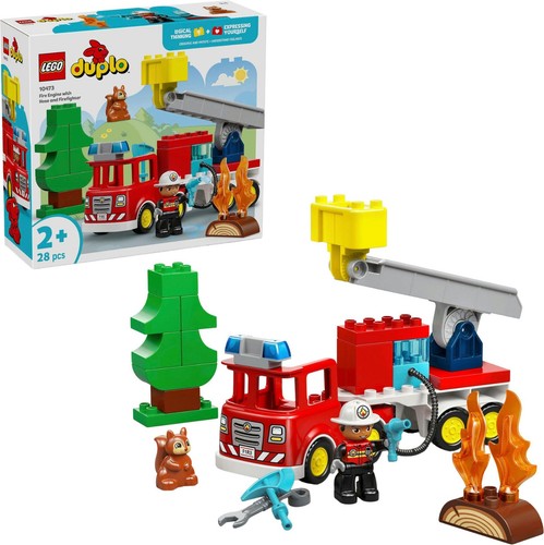 Lego löschauto mit schlauch - löschauto,