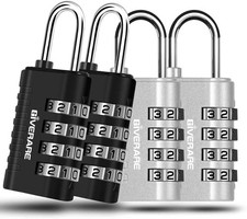 4 Pack Combination Lock