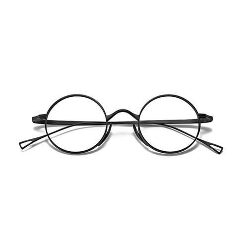 Rundes brillengestell titanium - brillengestell,