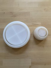 4 Silikonformen zum Gießen von verschiedenen Schalen