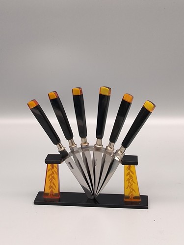 Art déco bakelit messer mit - bakelit,