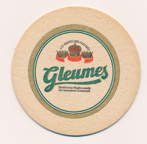 Bierdeckel brauerei gleumes - bierdeckel,