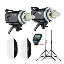 2Pcs Godox MS300 2.4G Studio