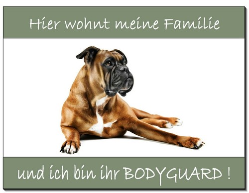 Boxer-Hund-Alu-Schild-3