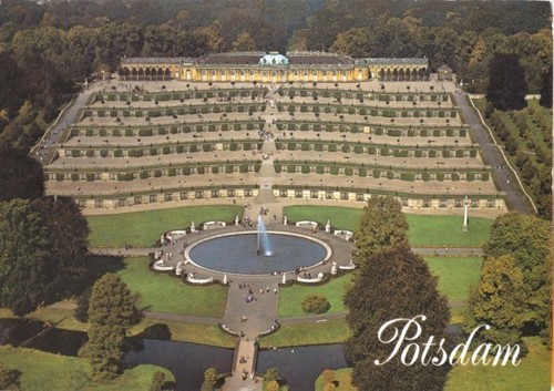 Potsdam park von - ak,, potsdam,