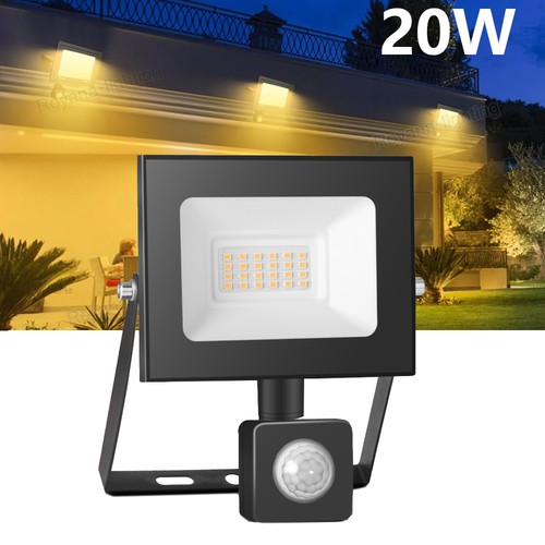Led fluter mit - fluter, bewegungsmelder