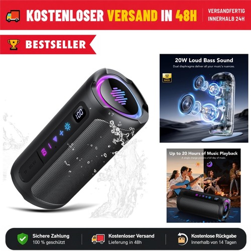 Aowoka bluetooth lautsprecher - bluetooth,