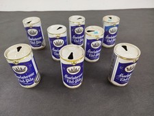 8 alte leere Bierdosen - Brauerei - Karlskrone - Edel-Pils