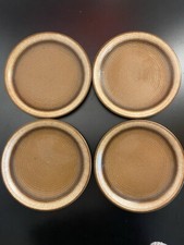 4 X Teller Steingut Handmade