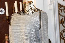 ** Pullover   Shirt    von  rich & royal  Gr. L   Grau Silber    **