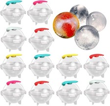 12STK Runde Eiswürfel Schimmel Große Kugelform Eiswürfel Eiskugelform für Whisky