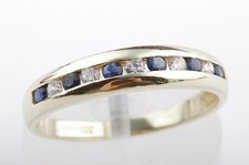 Saphir Kristall Ring 333 Gelb