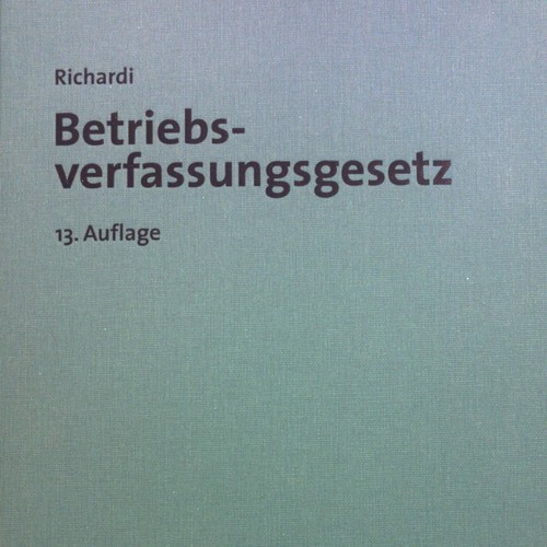 Betriebsverfassungsgesetz - ,