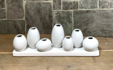 Porzellan Vasenreihe Vase Dea in weiß