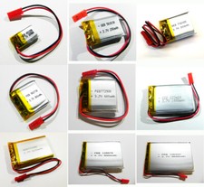 LiPo Akku 3,7V 1S 1C Lithium Polymer mit BMS PCB MP3 Dashcam Tablet Navi LiIon