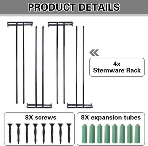Stk weinglas halter - 4, stk.