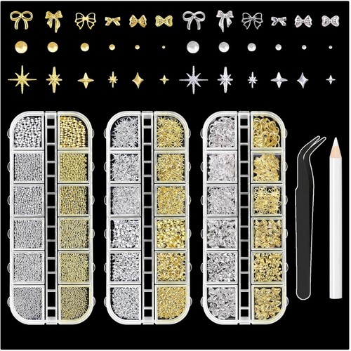 Nail charms set stile - nail,