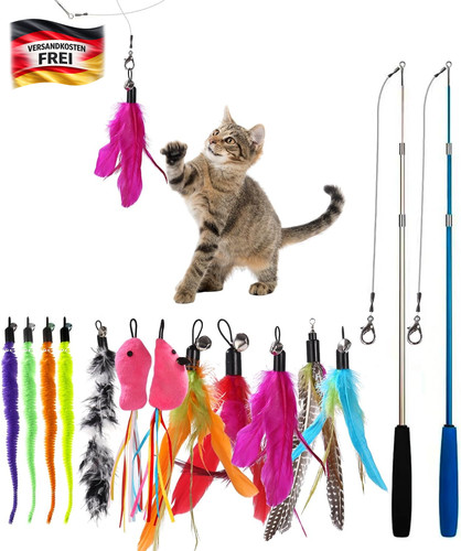Katzen spielzeug set - katzen,