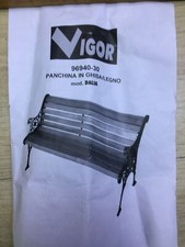 Vigor 9694030 Sitzbank, Gusseisen/Holz, I31790