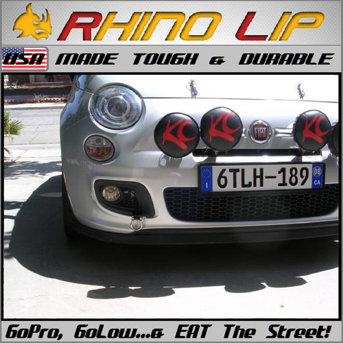Fiat rubber chin - rubber, spoiler