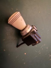 OLDTIMER Wischerschalter VW Käfer usw.50er Jahre ohne Wischwasserknopf,elfenbein