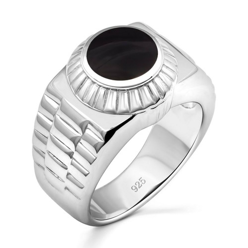 Siegelring onyx stein schwarz - siegelring,