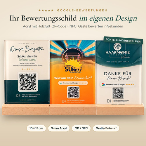 Google bewertung aufsteller - google,